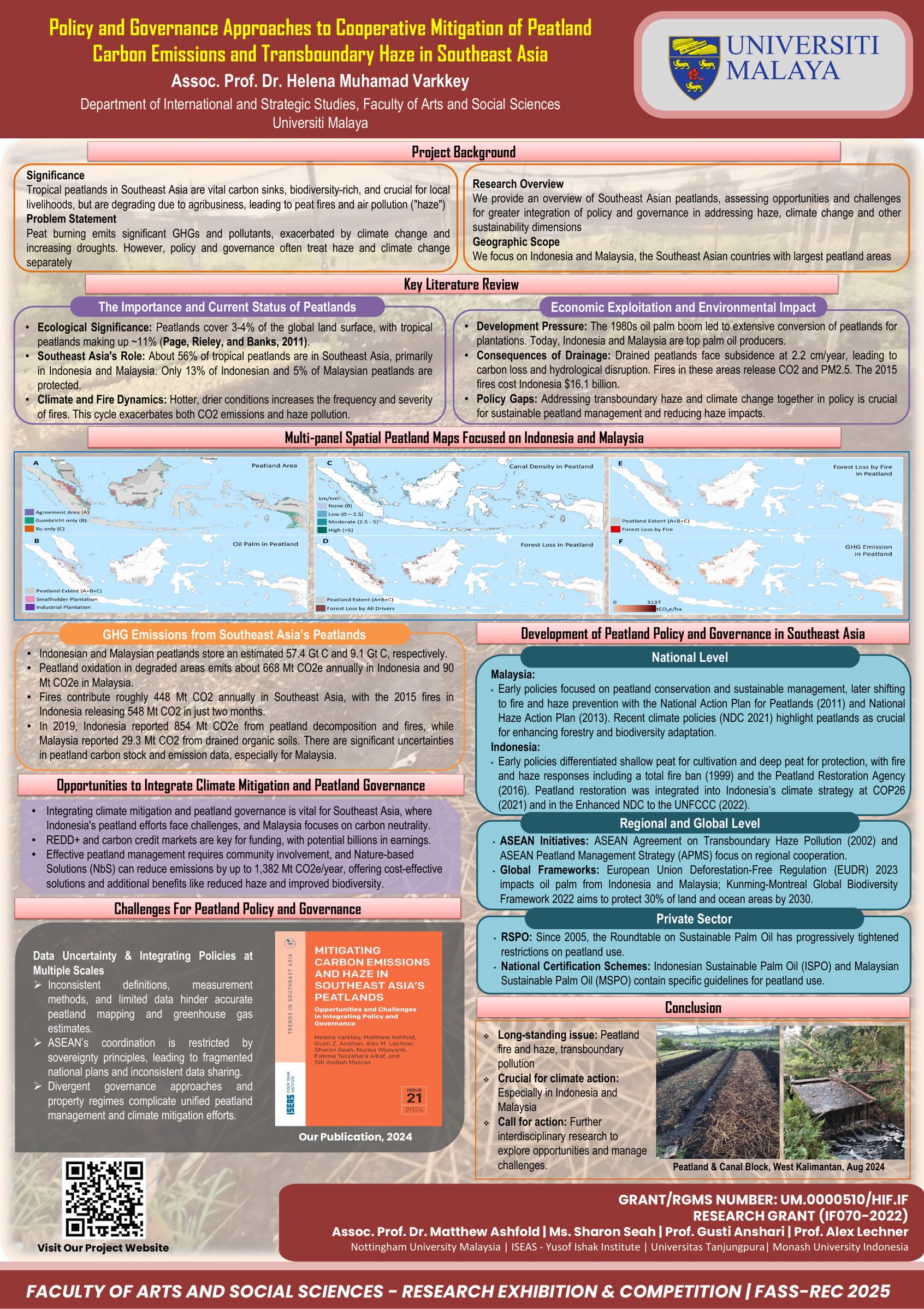 FASS-REC 2025 poster: Policy and governance approaches to cooperative mitigation of peatland carbon emissions and transboundary haze in Southeast Asia